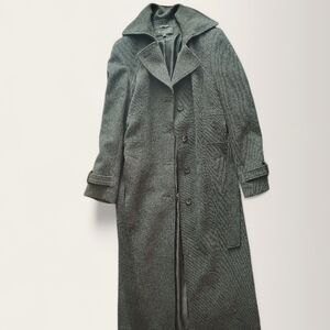 Jones New York Belted Wool Long Coat